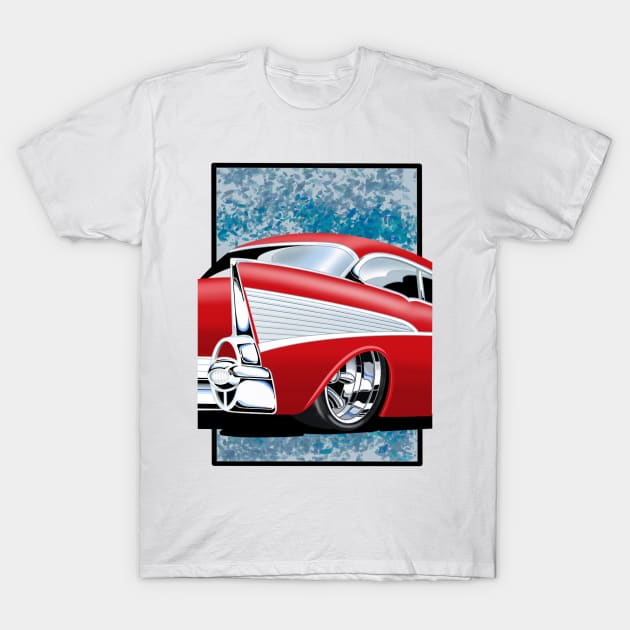 1957 Chevrolet Bel Air T-Shirt by ScarabMotorsports